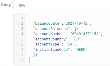 Raw JSON Code