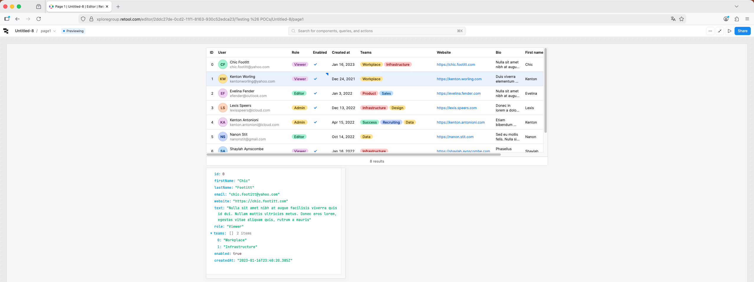 Change Cell event handler persists stale row data in Firefox - 💬 App ...