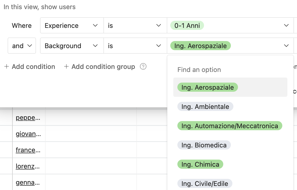 Components > Data > Filter | Use dropdown to filter values, is possible ...