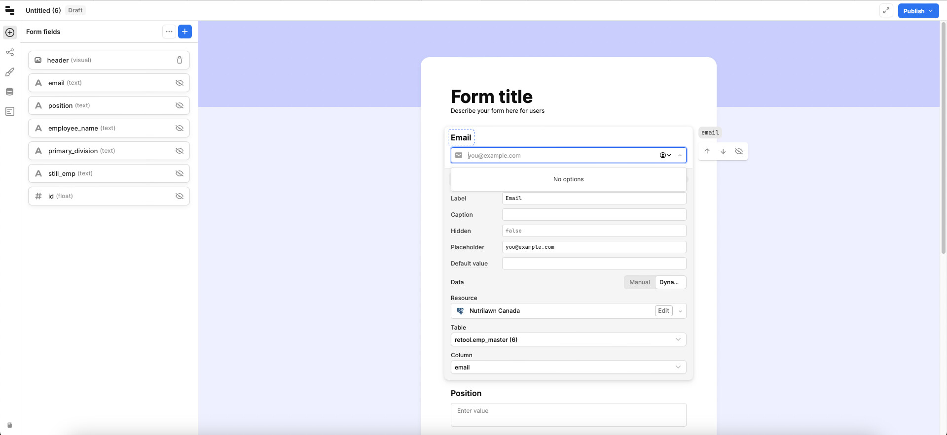 Bug concerning generating from a database - 💬 App Building - Retool Forum