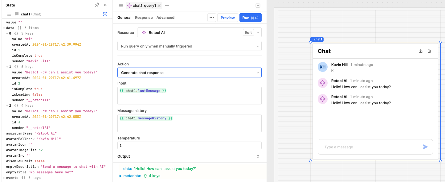 Chat Component Double Replies - 💬 App Building - Retool Forum